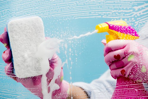 Local Battersea cleaner preparing a one-off clean in a modern apartment