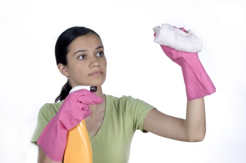 Cleaning a fabric sofa and armchair with care in Battersea
